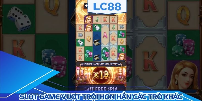 Slot game vượt trội hơn hẳn các trò khác