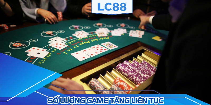 Số lượng game được cập nhật liên tục